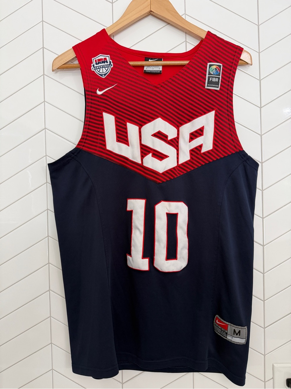 Rare Nike Kyrie Irving Team USA 2014 FIBA World Cup Jersey Men's Medium